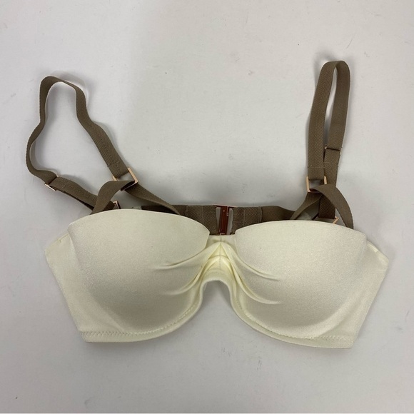 Victoria's Secret Other - Victoria's secret tan cream underwire bikini top swimsuit